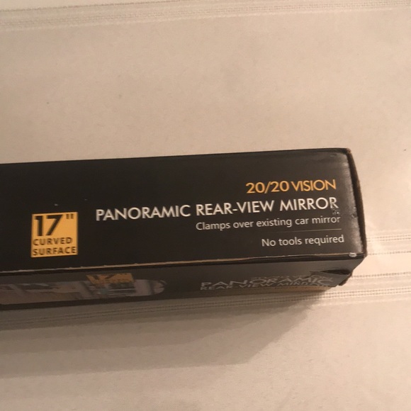 IDEAWORKS 17”curved surface 20/20 VISION PANORAMIC REAR-VIEW MIRROR. - Picture 9 of 12